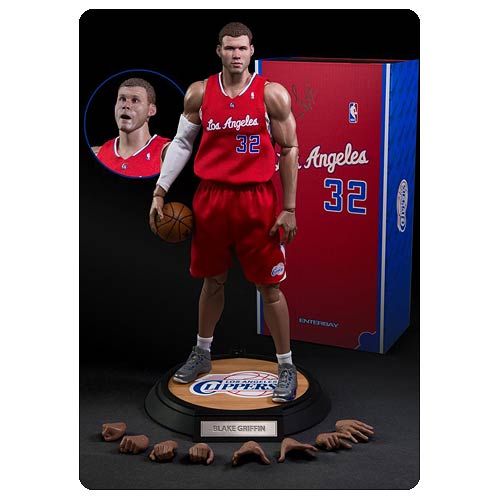 NBA Blake Griffin Clippers Red Away Jersey Real Masterpiece 1:6 Scale Action Figure